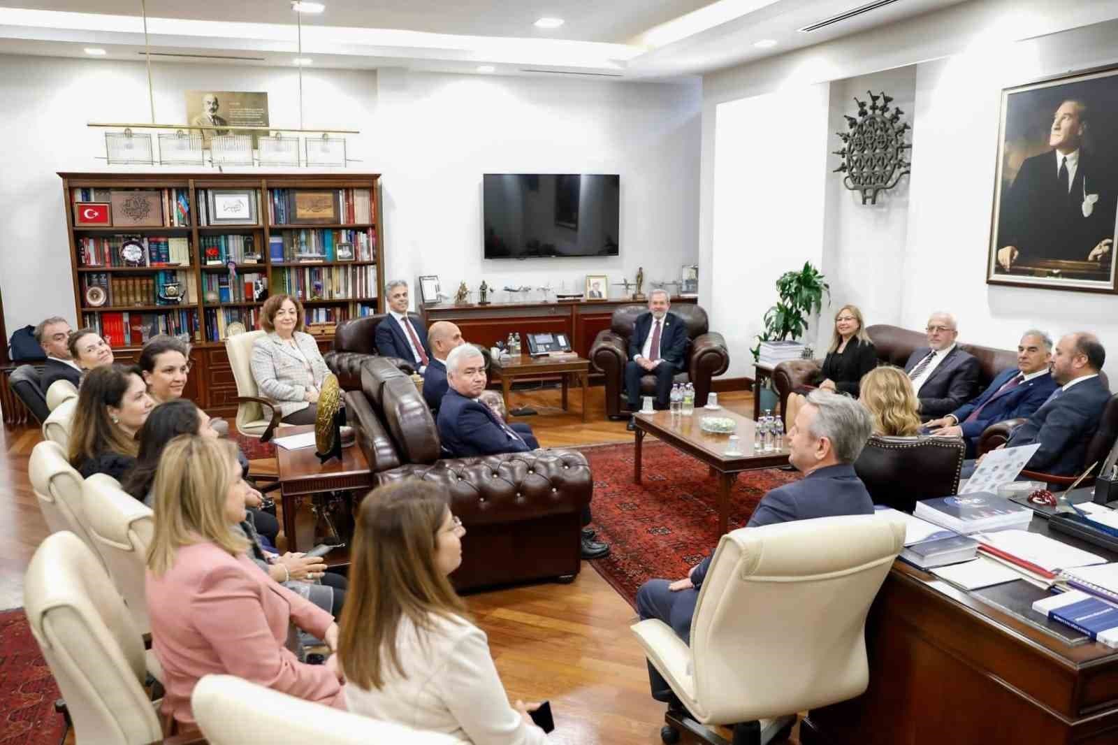EBYÜ ve Ankara Üniversitesi İşbirliği İçin Görüşme Yaptı