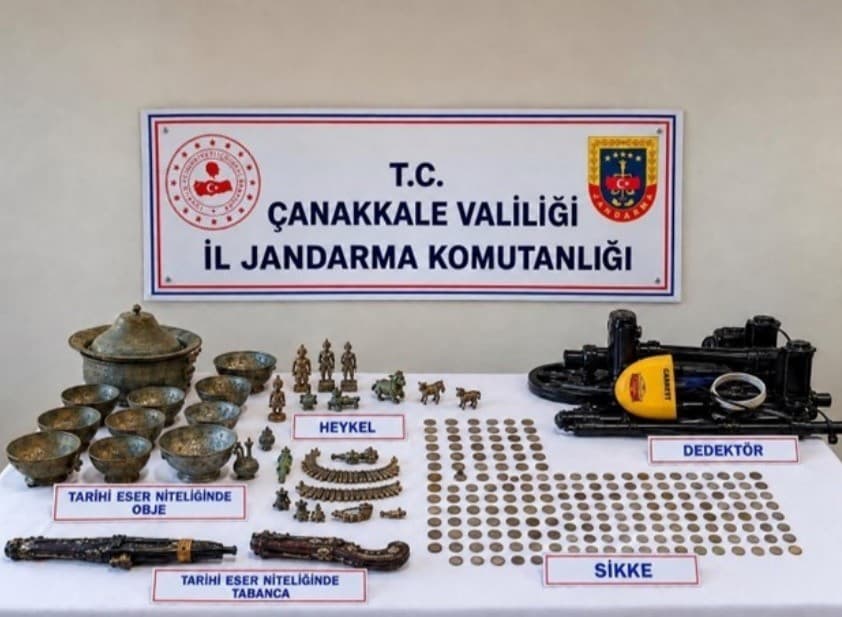 Çanakkale'de Tarihi Eser Kaçakçılığına Jandarma Müdahalesi