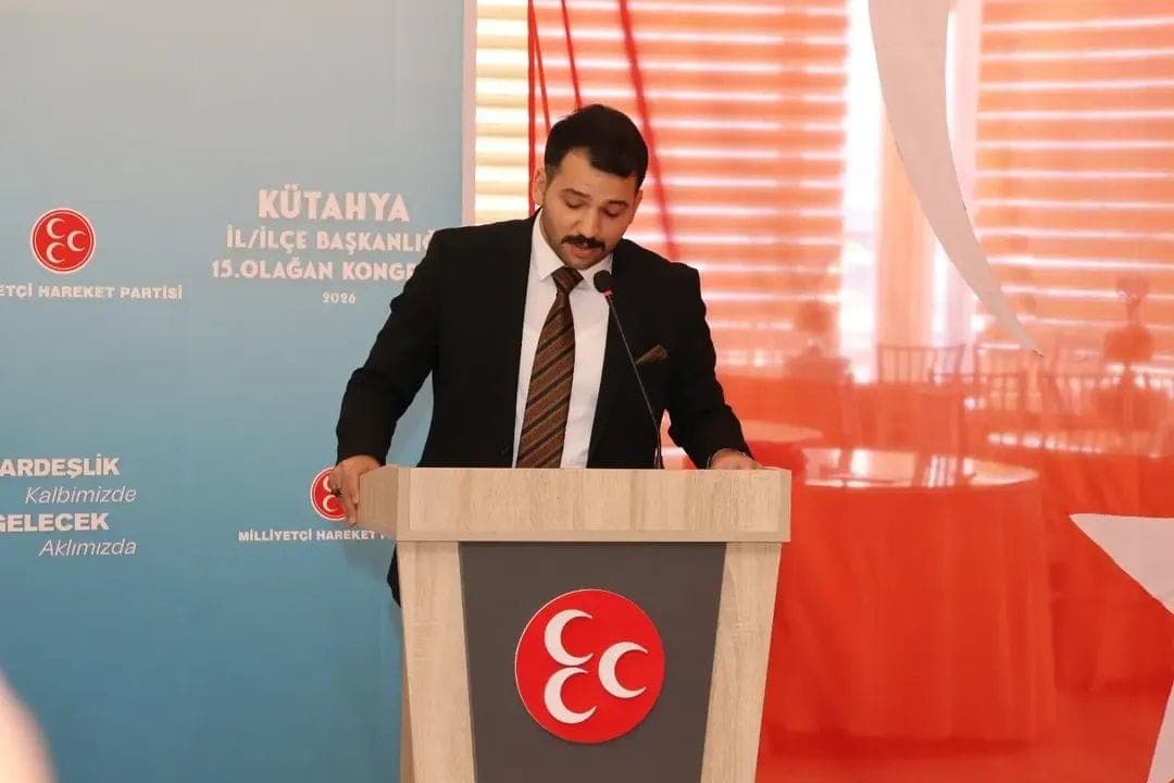MHP Kütahya Merkez İlçe Kongresinde Selman Tuğ Yeniden Başkan Seçildi