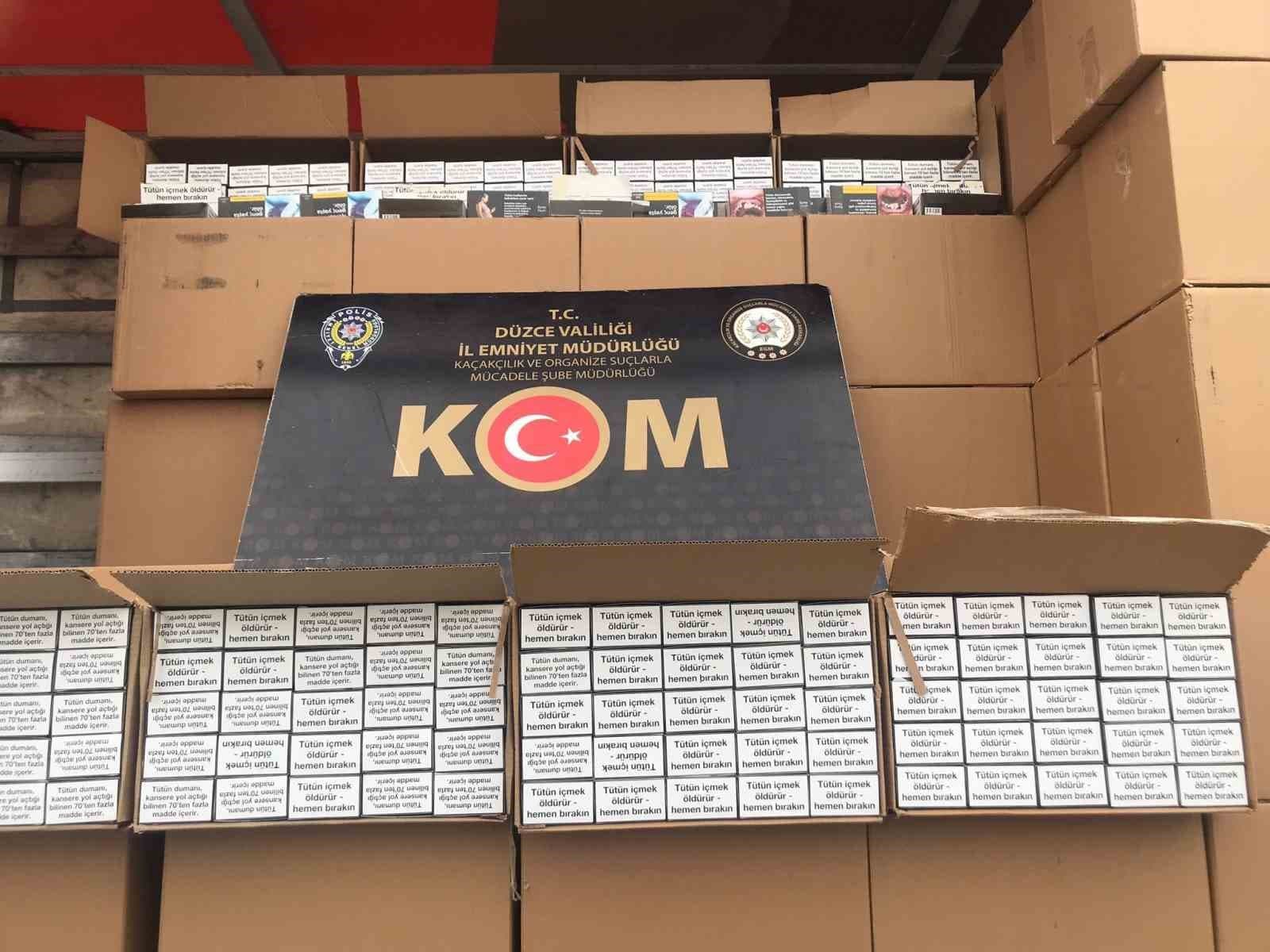 Düzce'de Kaçakçılıkla Mücadele Operasyonları Sürüyor