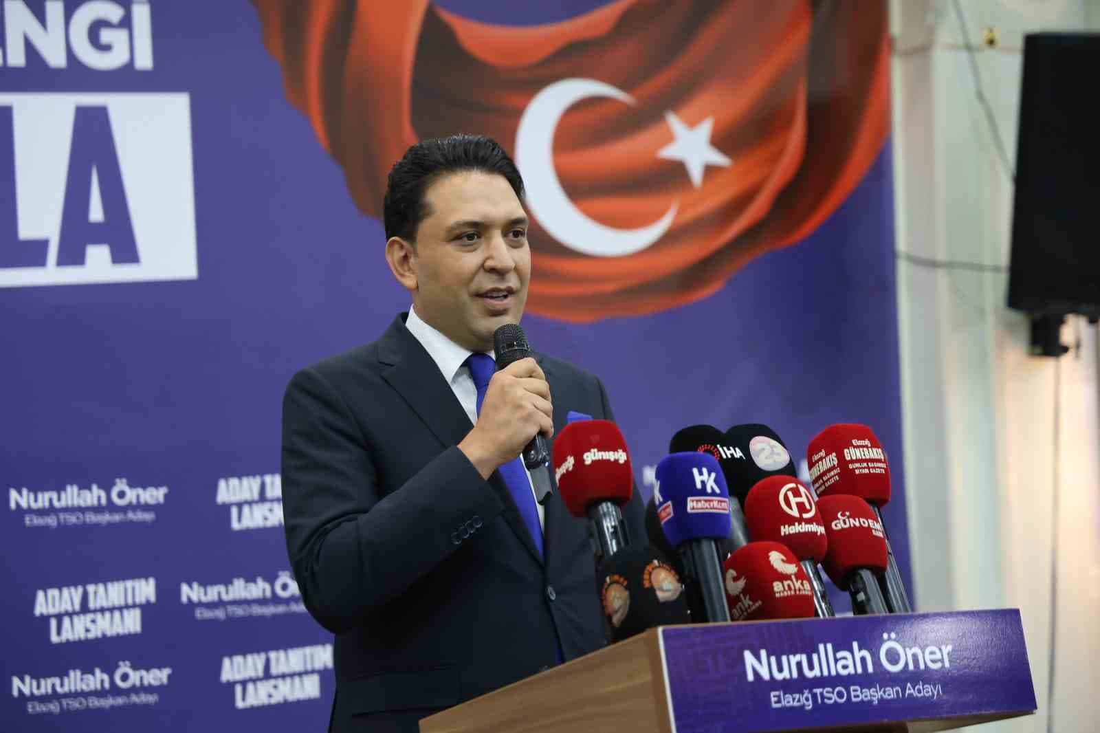 Elazığ Ticaret ve Sanayi Odası Başkan Adayı Nurullah Öner'den Ekonomi Odaklı Vizyon