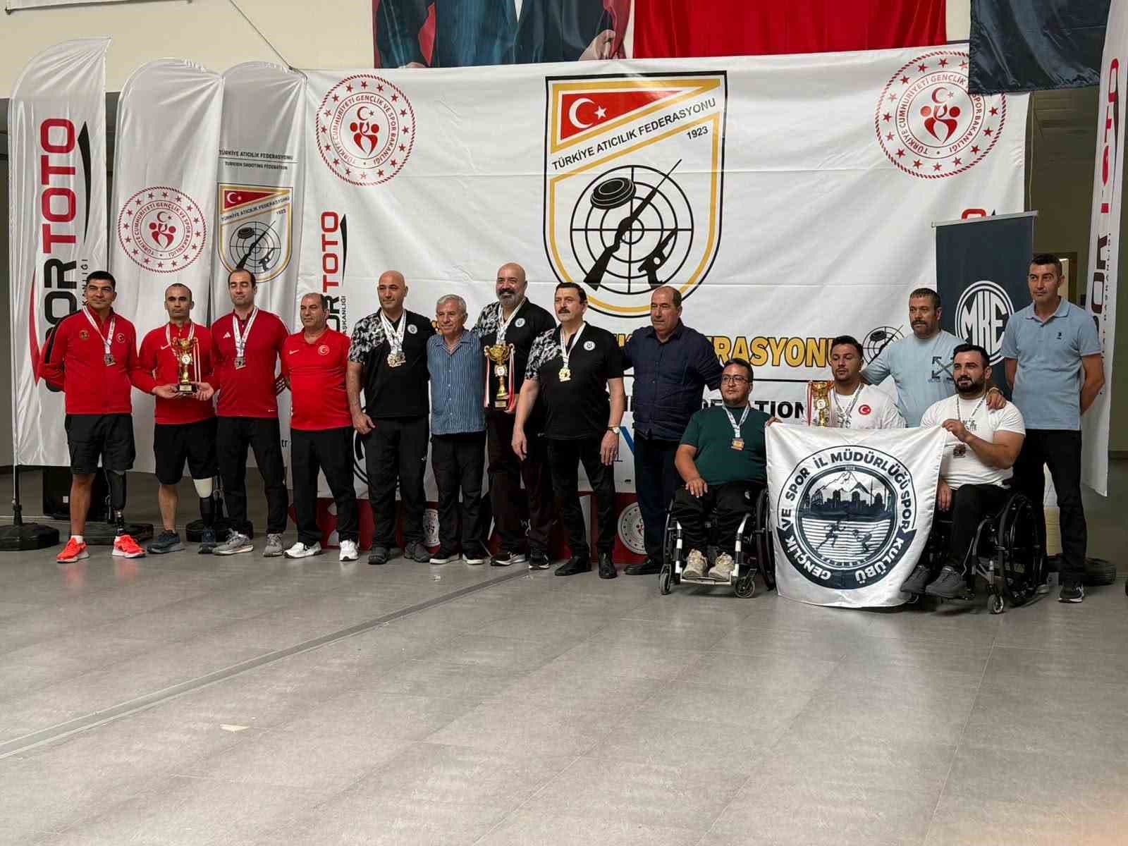 Kayseri Sporcular Para Atıcılık Kupasında Dört Türkiye Derecesi Aldı