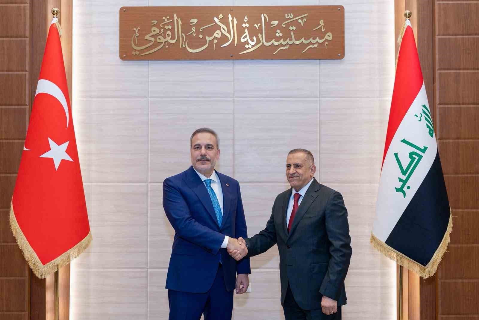 Bakan Fidan, Irak Ulusal Güvenlik Müsteşarı Abbudi ile bir araya geldi