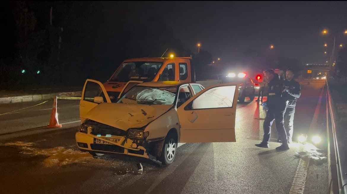 Bursa'da Trafik Kazası: Otomobilin Çarptığı Yolcu Hayatını Kaybetti