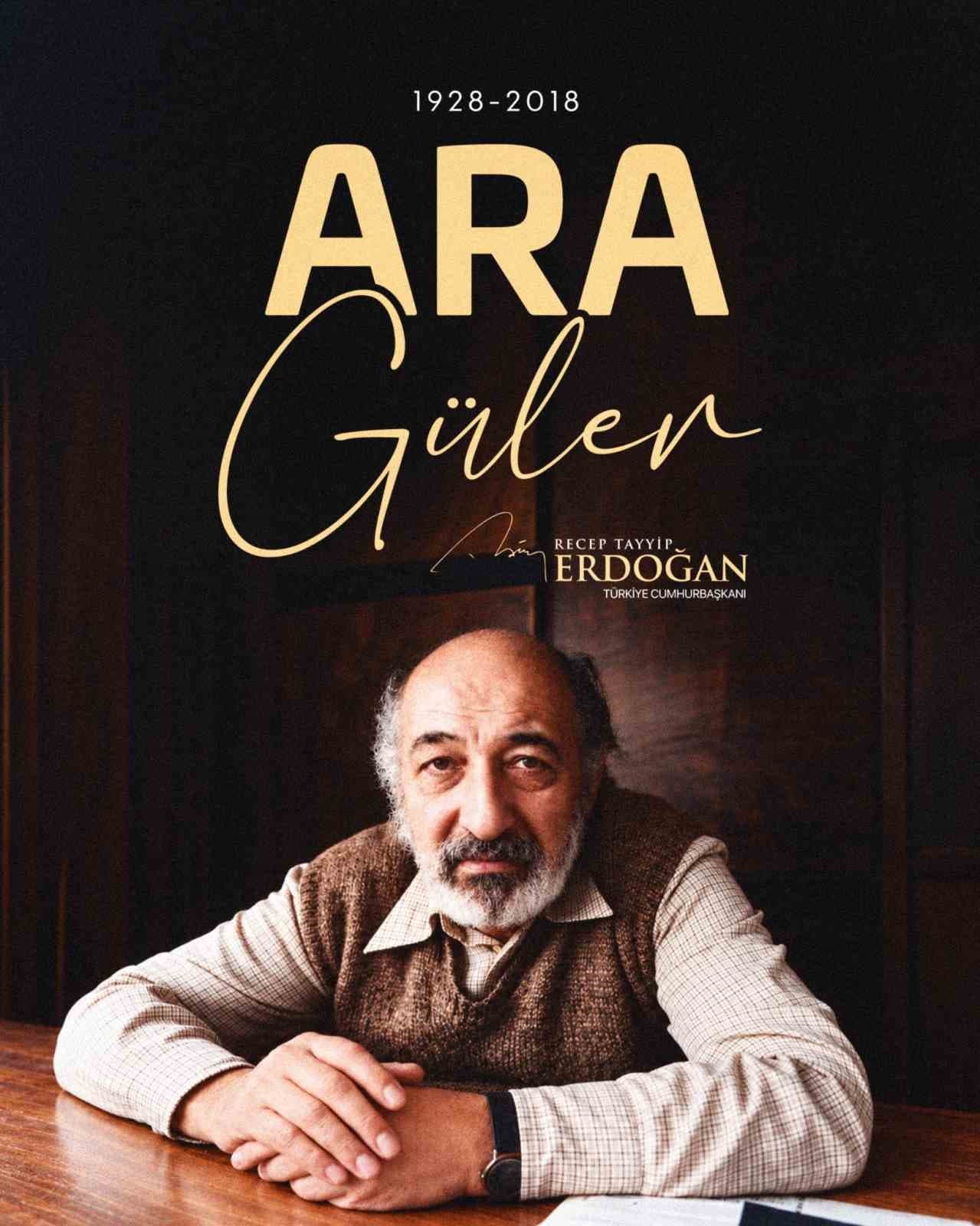 Cumhurbaşkanı Erdoğan, Ara Güler’i vefatının 8. yılında andı