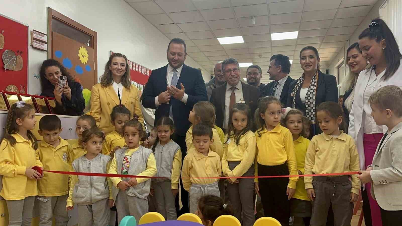 Tekirdağ Muratlı'da Yavuz Sultan Selim Anaokulu'na Yeni Kütüphane Hizmete Açıldı