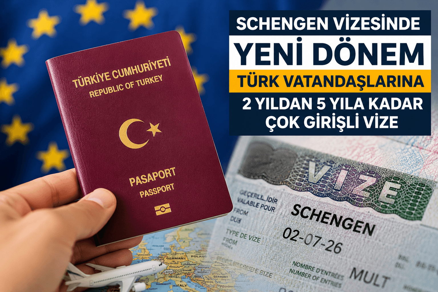 SCHENGEN VİZESİNDE YENİ DÖNEM: GÜVENİLİR BAŞVURU SAHİPLERİNE UZUN SÜRELİ VİZE