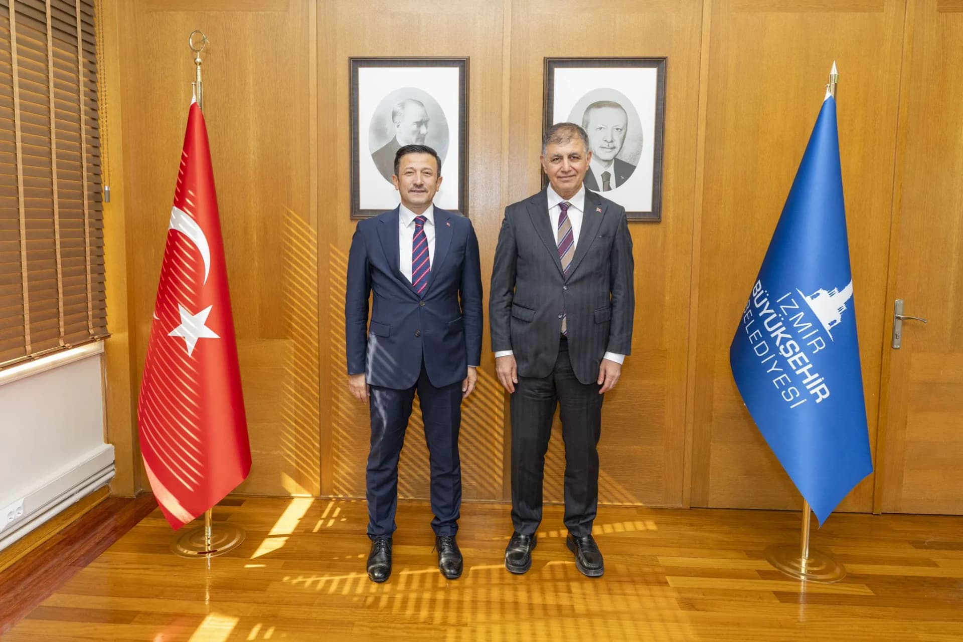 Hamza Dağ’dan Cemil Tugay’a hayırlı olsun ziyareti