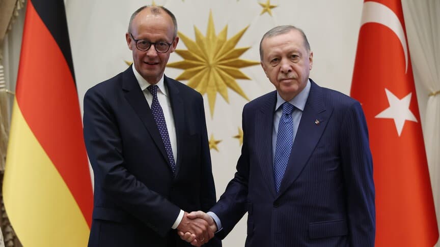 Cumhurbaşkanı Erdoğan ve Almanya Şansölyesi Merz Telefonda Görüştü