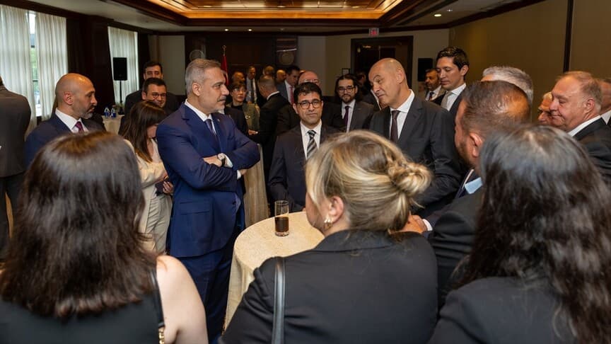 Dışişleri Bakanı Fidan, Toronto'da Türk İş Dünyası ile Buluştu
