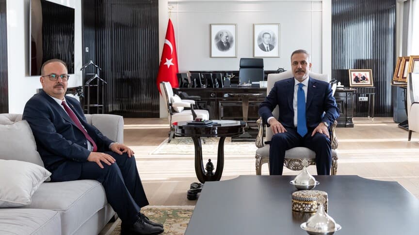 Bakan Fidan, Ankara Valisi Canbolat ile Görüştü