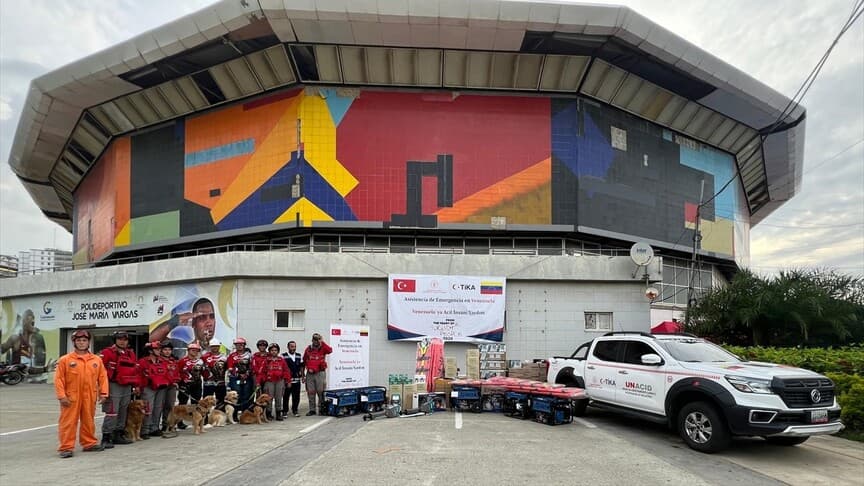 Türkiye'den Venezuela'ya Arama Kurtarma ve İnsani Yardım Desteği