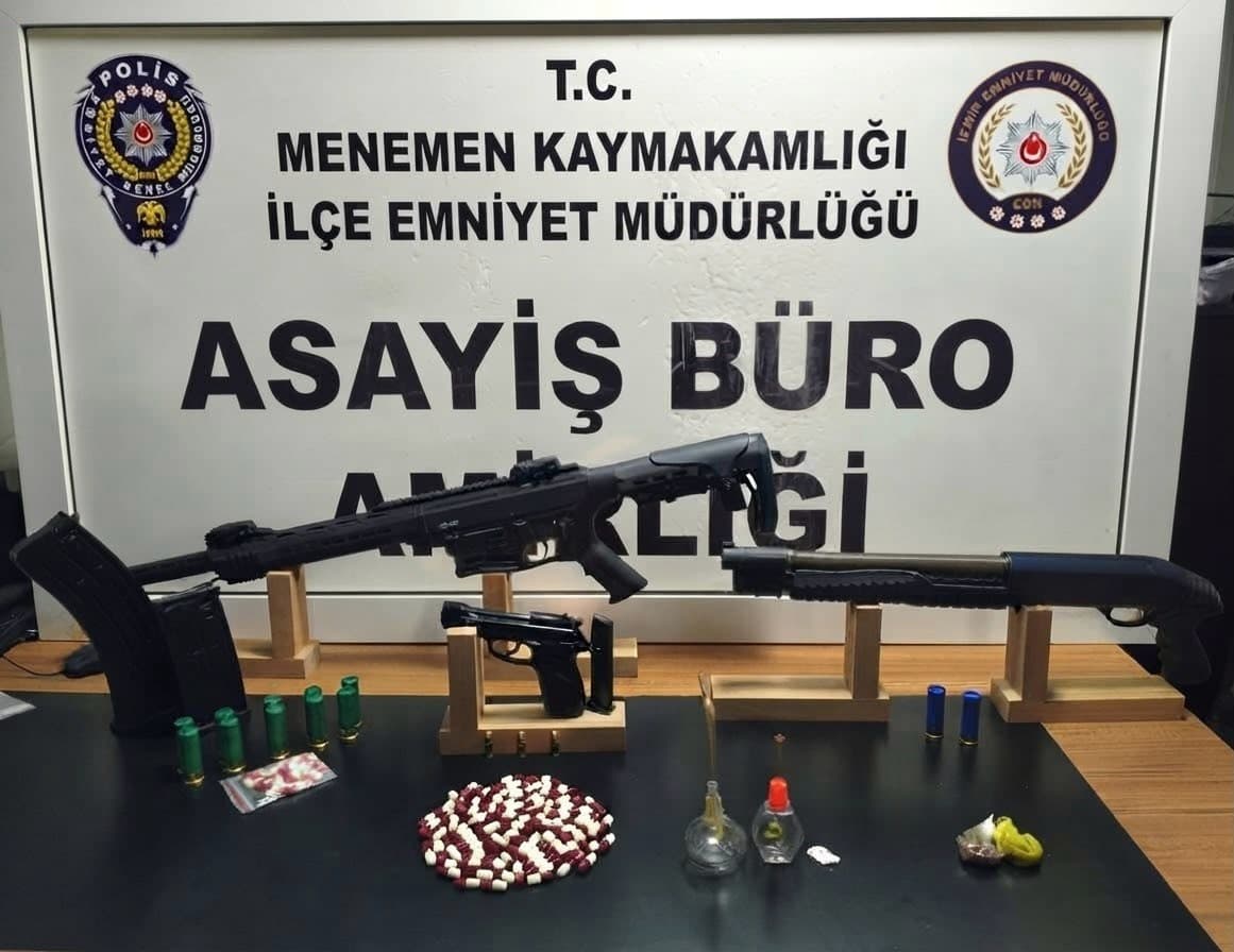 Menemen’de polis ve jandarmadan dev operasyon: 44 gözaltı
