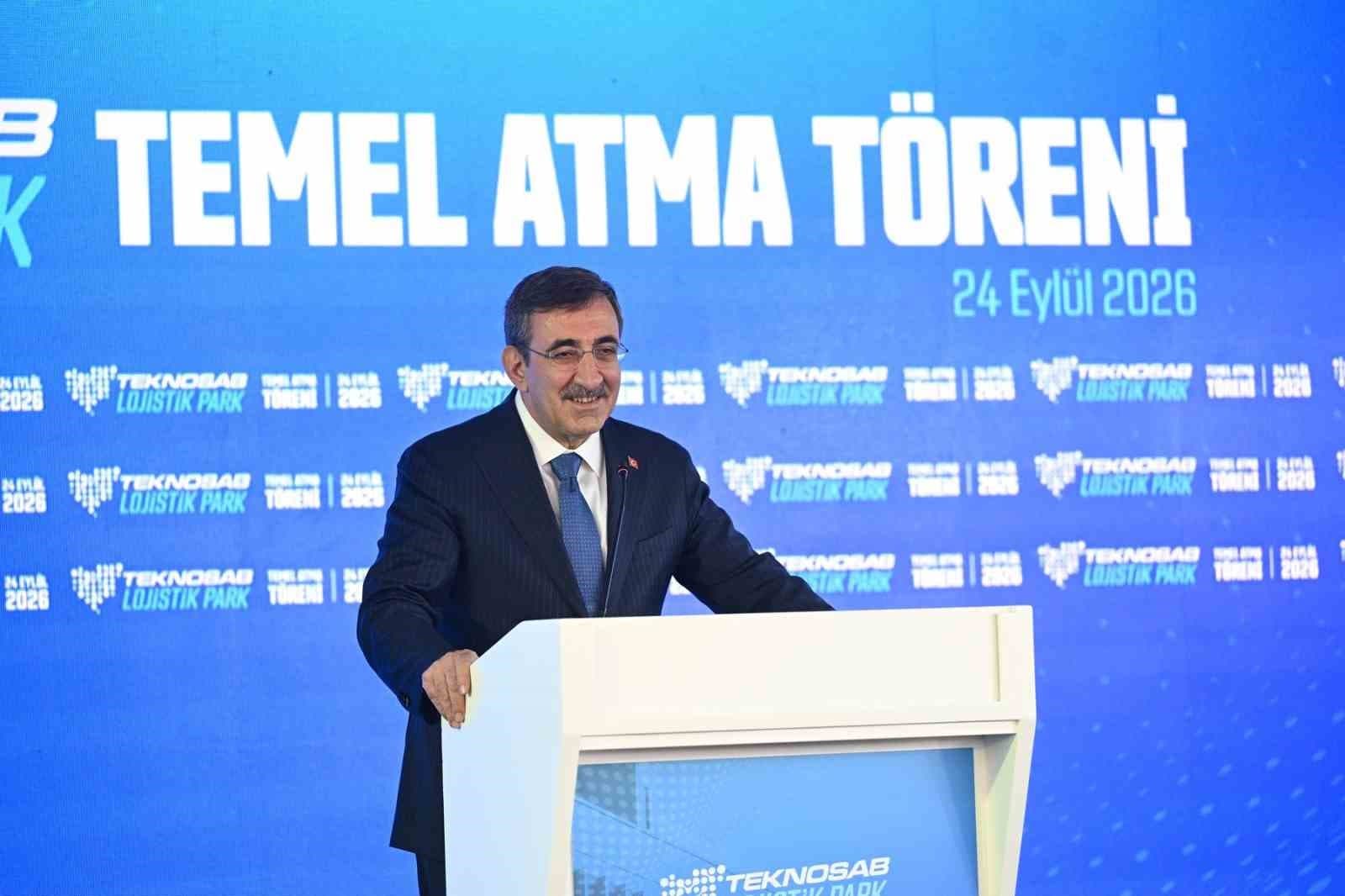Cumhurbaşkanı Yardımcısı Yılmaz: 210 Milyon Dolarlık Lojistik Park Projesinin Temeli Atıldı