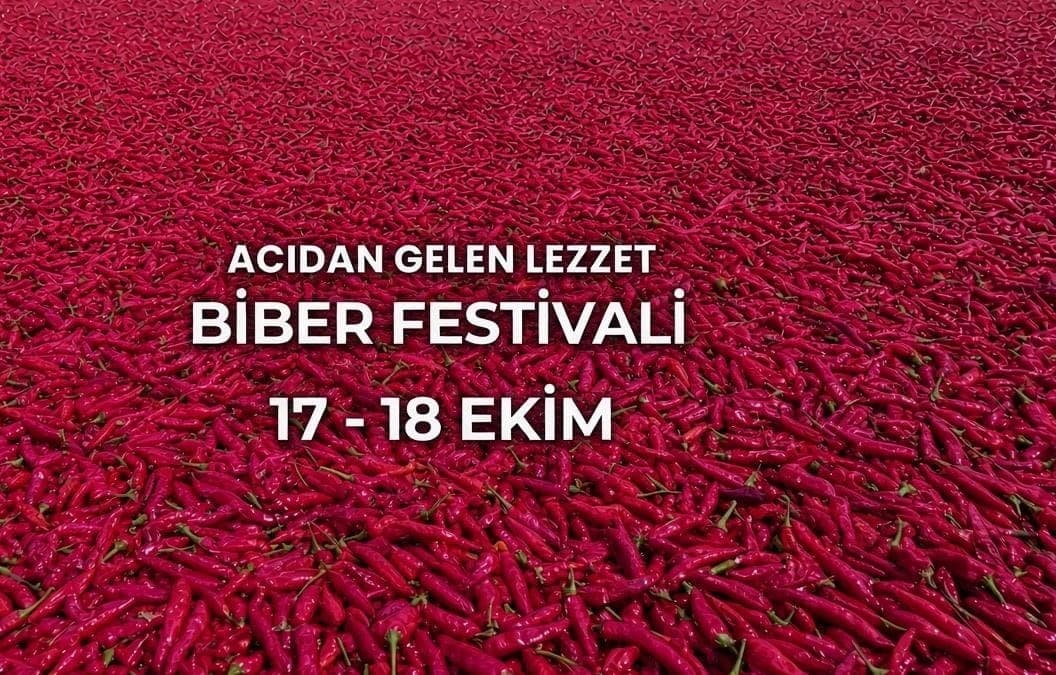 Kilis'te Biber Festivali 2026'da Düzenleniyor