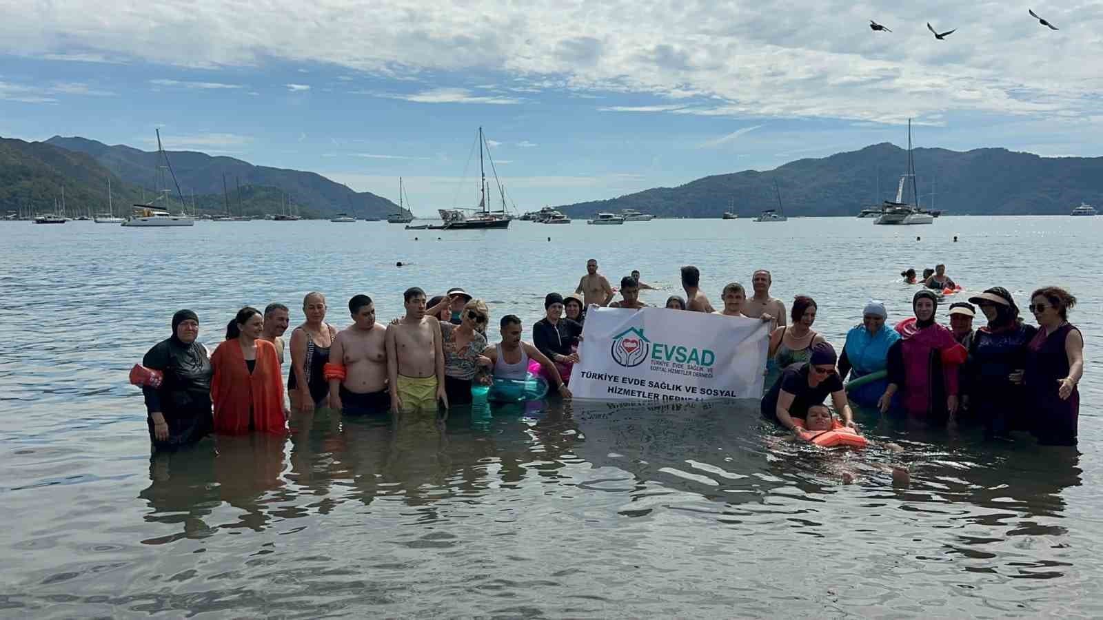 Marmaris’te Engelli Misafirler İlk Kez Denizi Deneyimledi