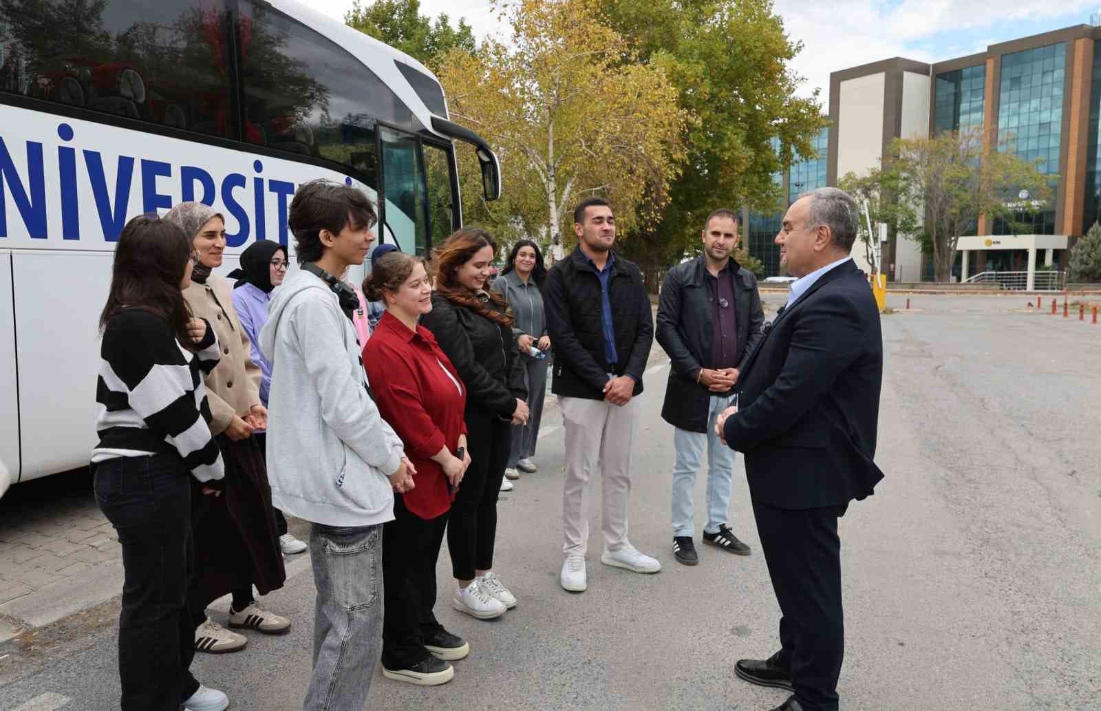ERÜ’de Kayseri Kültür Yolu Turu düzenlendi