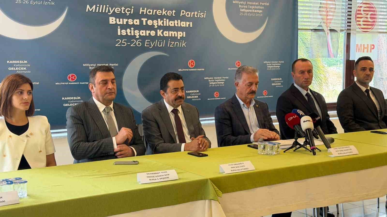 MHP Bursa Teşkilatları İznik'te İstişare Kampı Düzenledi