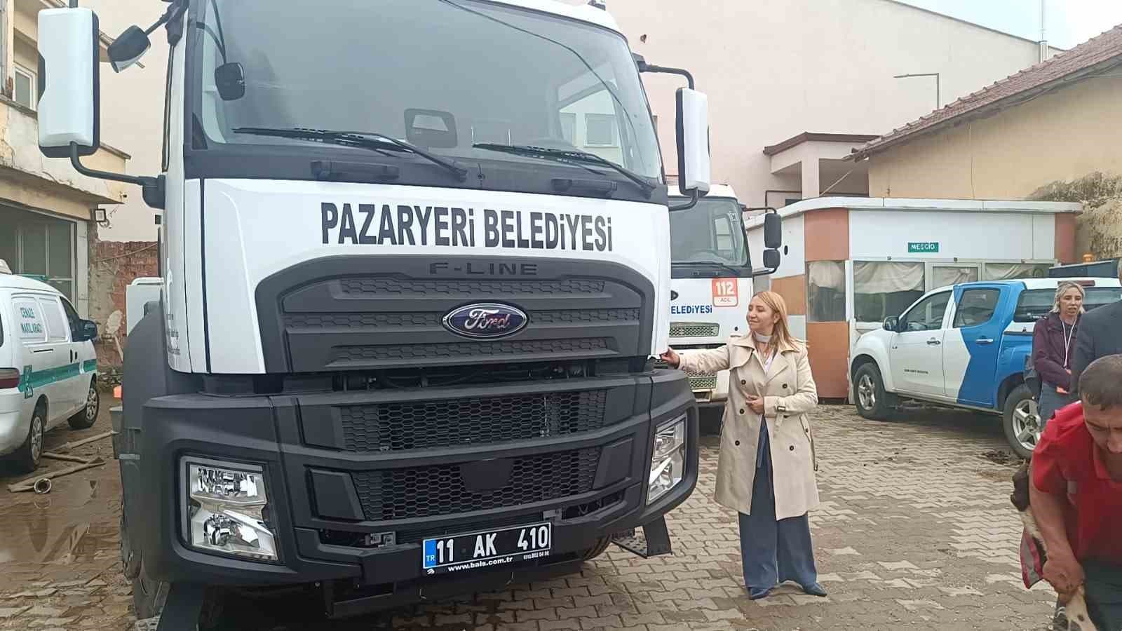 Pazaryeri Belediyesi, Araç Filosuna Yeni Eklemeler Yaptı
