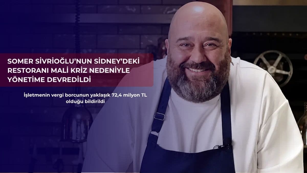 Somer Sivrioğlu’nun Sidney’deki restoranı mali kriz nedeniyle yönetime devredildi