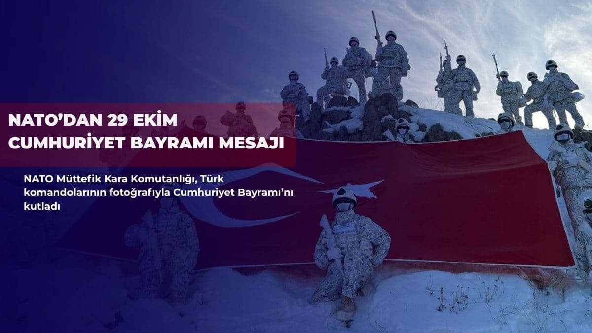 NATO’dan 29 Ekim Cumhuriyet Bayramı mesajı