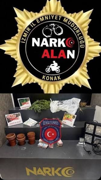 Konak’ta yasaklı madde operasyonu: 59 bin 300 sentetik ecza ele geçirildi