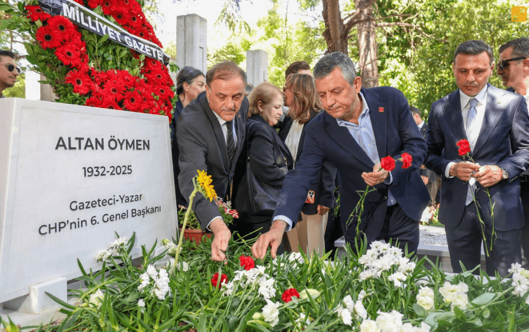 ÖZGÜR ÖZEL'DEN ALTAN ÖYMEN'E ANLAMLI VEDA
